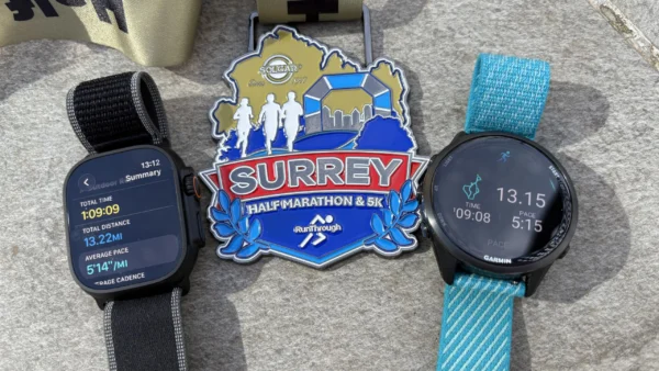 I ran a half marathon with the Apple Watch Ultra 3 vs Garmin Forerunner 970 to test the GPS and heart rate accuracy — here’s