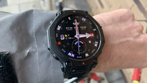 I wore this cheaper Garmin challenger for weeks: it's got full-color maps, lasted 10 days with always-on display, and it's