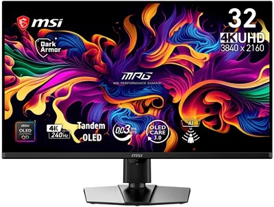 MSI MPG 322UR QD-OLED X24 with 240Hz 4K UHD panel - PC Monitors