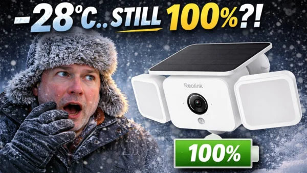 Reolink Solar Floodlight Camera Review (Cold Weather Test @ -28°C)