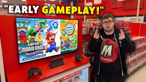 Playing Super Mario Wonder Nintendo Switch 2 Edition EARLY!