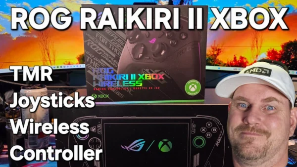 The New ROG RAIKIRI II Xbox Wireless TMR Joysticks Controller