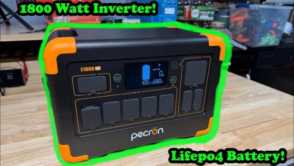 PECRON E1000LFP Portable Power Station Testing, Review! Powering Fridge