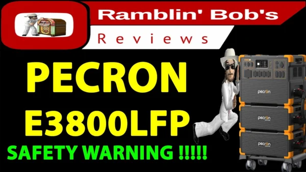 PECRON E3800LFP ----- HUGE SAFETY WARNING WITH THE TROLLY !!!!!