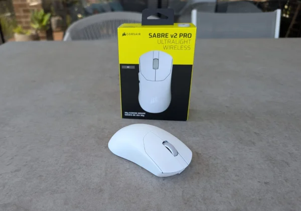 Corsair Sabre v2 Pro Ultralight Wireless Gaming Mouse -- lighter than ever but does not skimp on performance