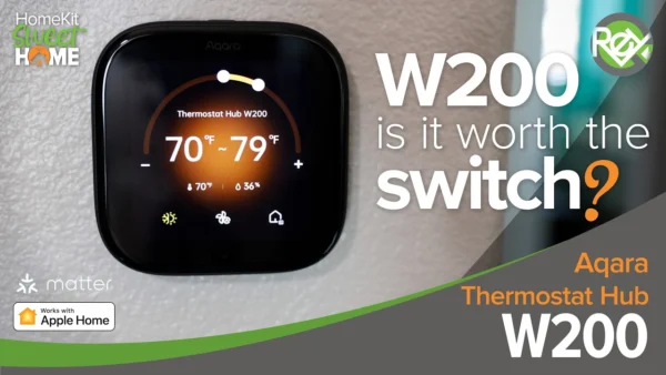 Aqara W200 Thermostat Hub with Doorbell and Smart Lock Integration.