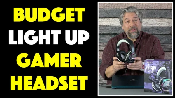 EKSA E1000 RGB Light-Up Gaming Headset -- DEMO & REVIEW