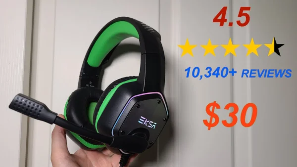Amazon's BEST $30 RGB Gaming Headset? EKSA E1000 Gaming Headset Review!