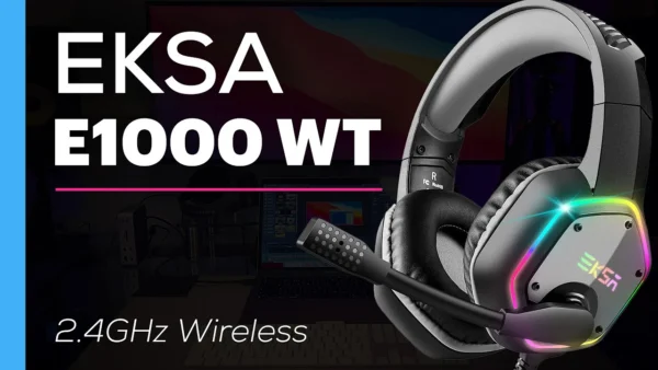 EKSA E1000 WT - Wireless Headset Review & Mic Test