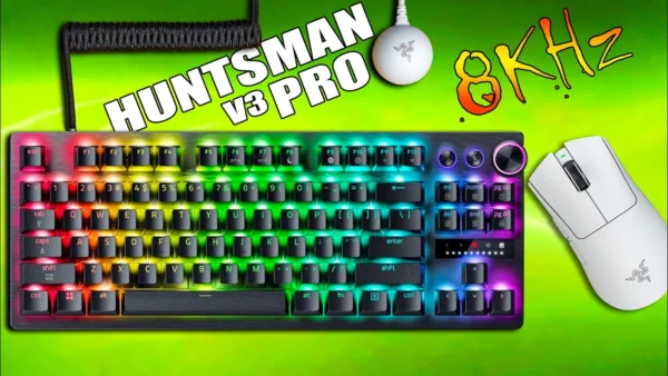 Razer Huntsman V3 Pro Review – The Fastest Keyboard EVER?! | 8KHz + Analog Optical Switches Gen 2