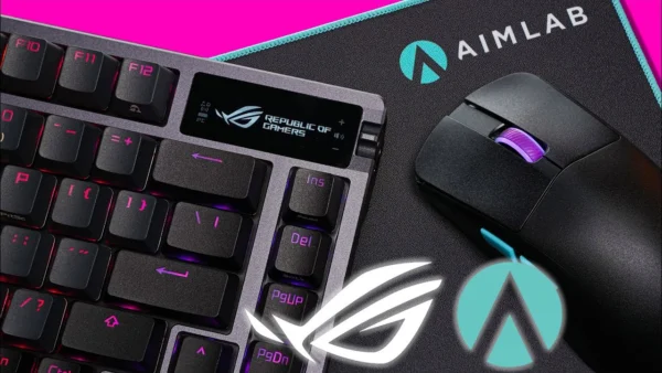 NEW Asus ROG Azoth / Harpe Ace w Aim Lab - FIRST LOOK