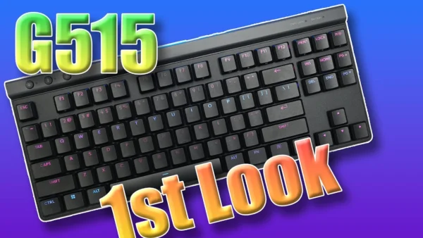 First Look -- Logitech G515 Lightspeed TKL