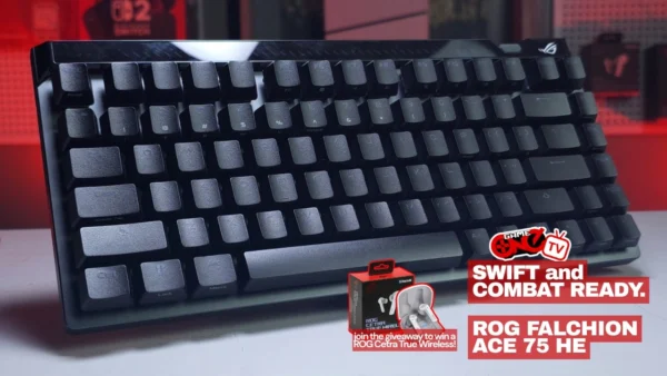 ROG Falchion Ace 75 HE: this keyboard is PEAK. | Game One PH