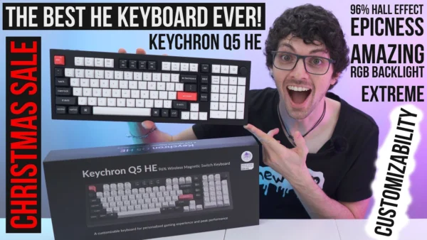 2024's Best Value Premium Magnetic Keyboard! - Keychron Q5 HE Review & Test (Metal & 96% HE Layout)