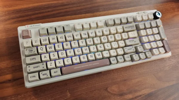 The Epomaker RT100 combines vintage looks with modern gaming features