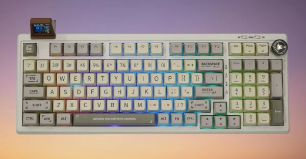 Epomaker RT100 Wireless Mechanical Keyboard Review - Tiny TV Time!