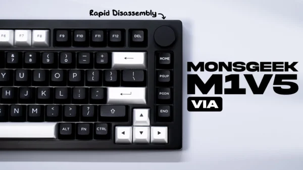 MonsGeek M1 V5 VIA Review - Mods Teardown & Sound Test