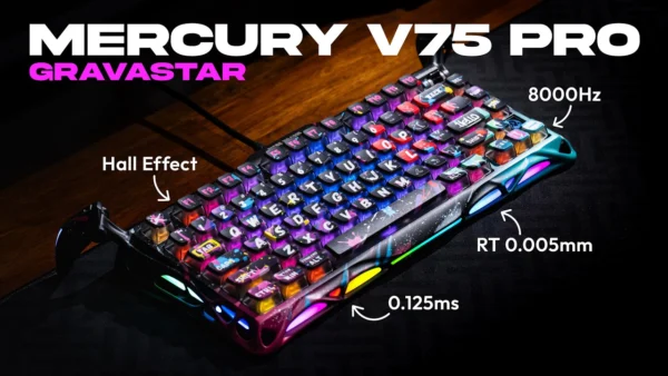 Fastest Gaming Keyboard? GravaStar Mercury V75 Pro HE Review & Sound Test