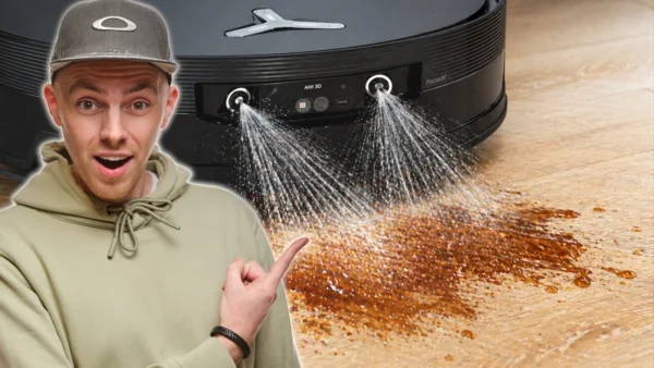 ECOVACS X12 OmniCyclone Robot Vacuum: It Sprays Before Cleaning?!