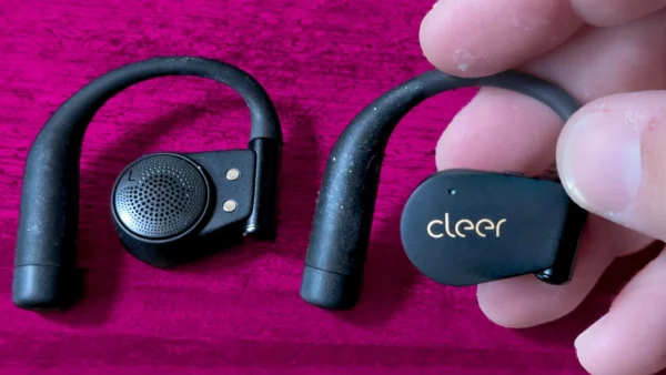 Cleer ARC 5 Open-Ear Headphones with Dolby Atmos & THX Spacial Audio – Smart Case with Touchscreen