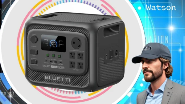 Bluetti Elite 300 Power Station 3,014Wh, 2,400W - World's Smallest 3 kWh Portable Power Station