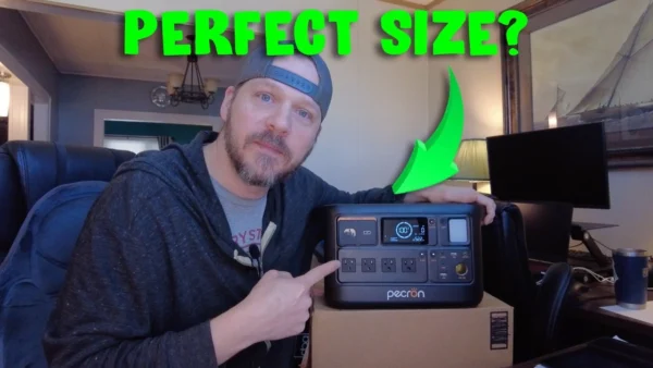 The NEW PECRON F1000LFP Portable Power Station