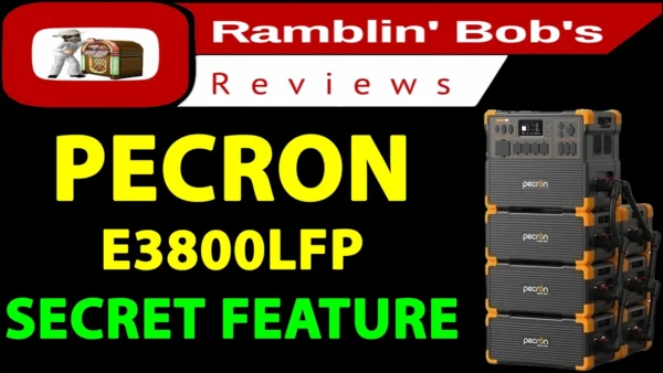 PECRON E3800LFP - There is a "SECRET" feature !!!!! THIS IS AWESOME !!!!!