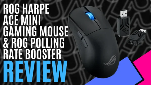 ROG Harpe Ace Mini Gaming Mouse & Polling Rate Booster (Hardware) - Review | MKAU Gaming