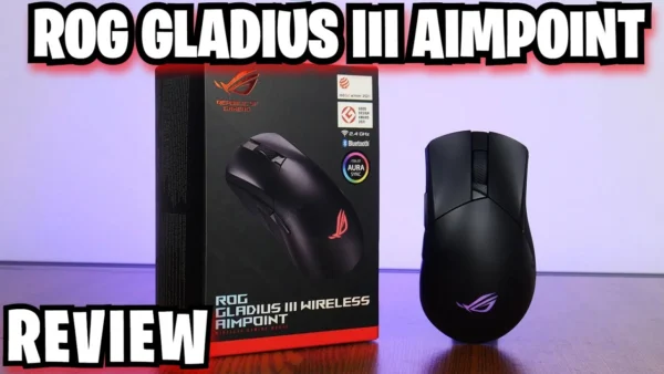 Asus ROG Gladius III Wireless AimPoint Gaming Mouse REVIEW