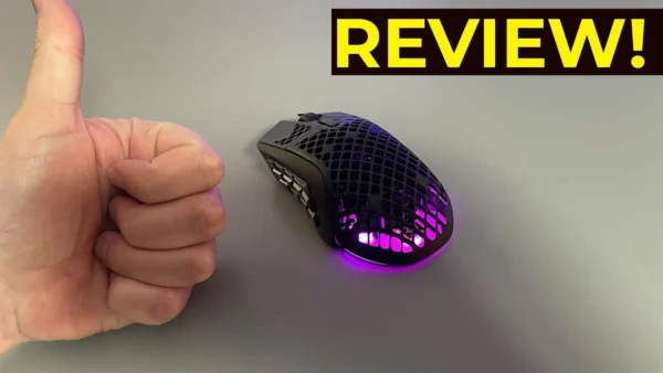 SteelSeries Aerox 9 REVIEW! A lightweight MMO Gaming Mouse!