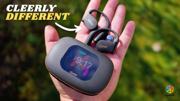 CLEER ARC 5 // Open-Ear Earbuds with a Full-Featured OLED Screen and UV-C Sanitizer?!?
