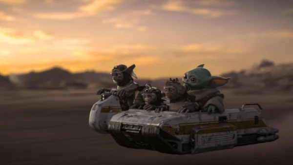 The Mandalorian And Grogu blast off in a fun, almost human-free film