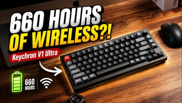 Keychron V1 Ultra review - 6 Months of wireless?! Is that possible?! (It is)