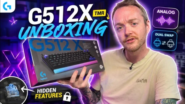 Raw Unboxing - Logitech G512X 75% Dual Swap Tactile / TMR Switches
