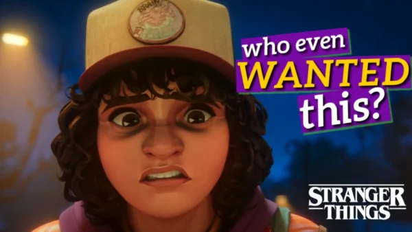 the Stranger Things animated show is a MESS