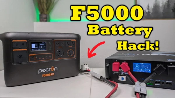 The BIGGEST Power Station Hack Yet! Adding A DIY Vatrer Battery to the Pecron F5000!