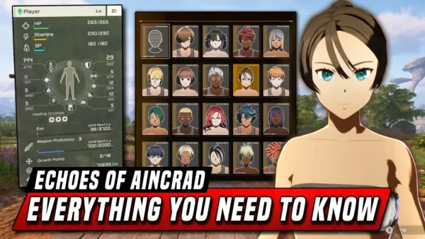 Echoes of Aincrad DEEP DIVE - Be The Main Character in Sword Art Online