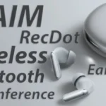 Viaim RecDot Wireless Bluetooth | AI Conference Earbuds with Live Transcription