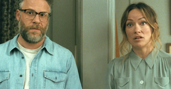 The Invite review – a roaring poly-rom-com
