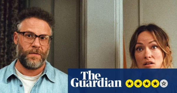 The Invite review – Seth Rogen adds zest and bite to fruity dinner party comedy