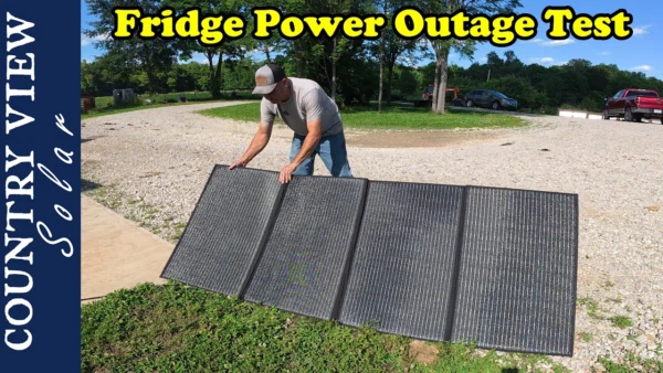 Power Outage Test - Bluetti FridgePower with 350 Watts of Solar. And Prime Day Sale