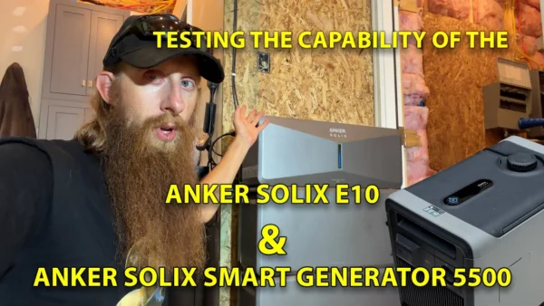 How does the Anker SOLIX E10 support my offgrid home? #narrowayhomestead #solarsystem #solarenergy