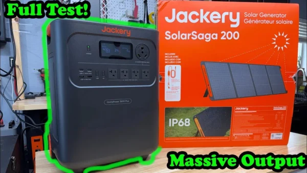 Jackery HomePower 3600 Plus Portable Power Station FULL Test! Teardown