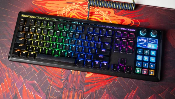 Corsair integrated Elgato's Stream Deck into a mechanical gaming keyboard