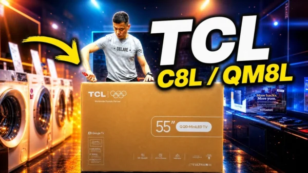 TCL C8L QM8L SQD-Mini LED TV 2026 Unboxing, Setup, TV and 4K Demo Videos