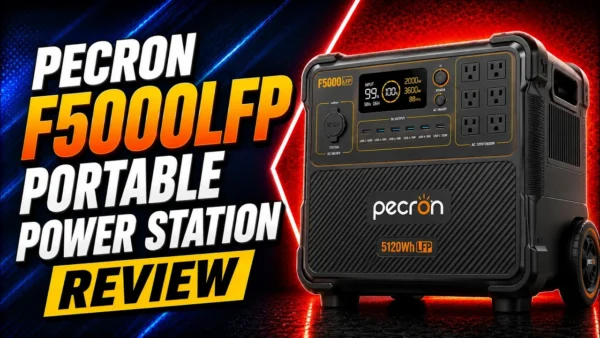 Pecron F5000LFP Portable Power Station Reveiw, Best Solar Generator?