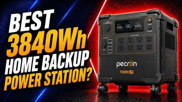 PECRON E3800LFP Review: Best 3840Wh Home Backup Power Station?