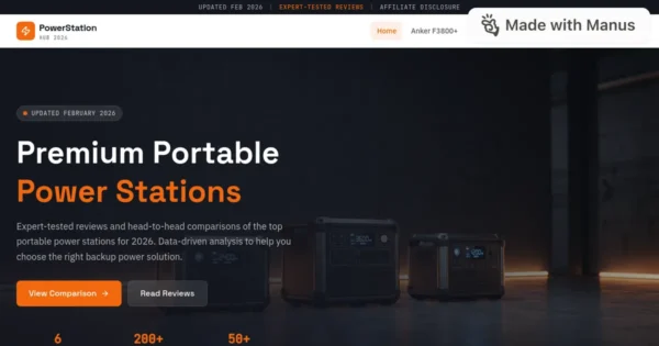PowerStation Hub 2026 — Premium Portable Power Station Reviews & Comparisons